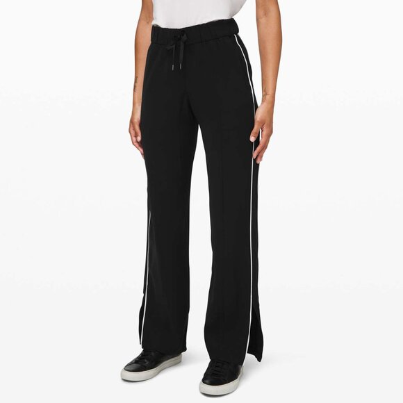 lululemon Black On the Right Track Pant size 2 - Picture 1 of 14